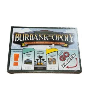 Burbank-Opoly Board Game Burbank California Late for the Sky New